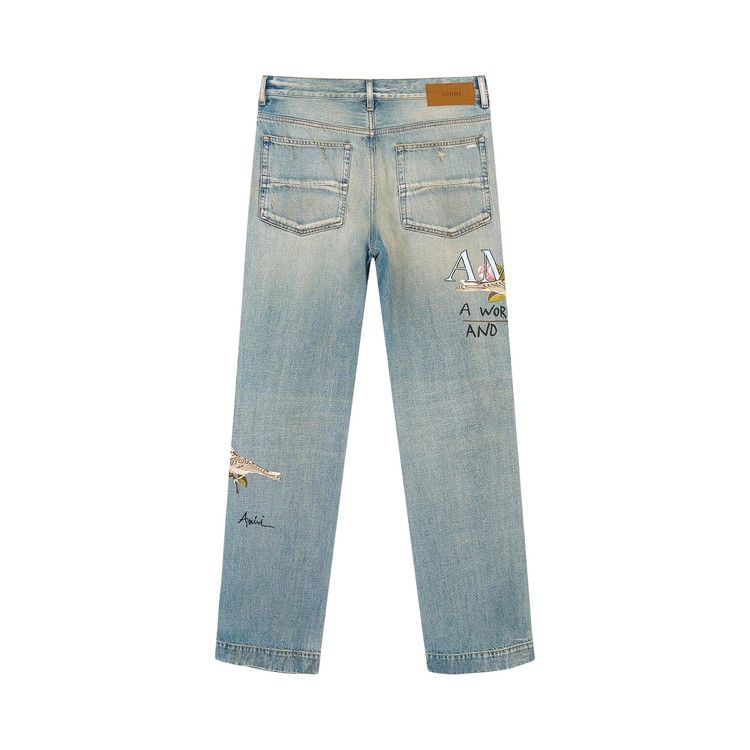 Amiri Chateau MX1 Straight Flare 'Aged Indigo'