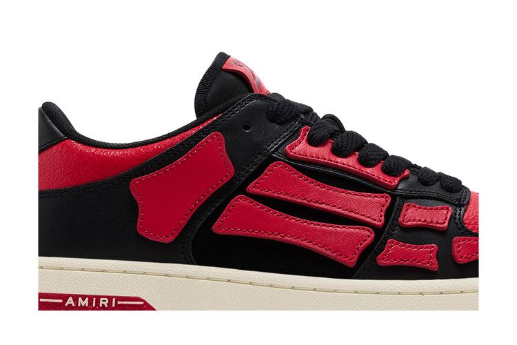 Amiri Skel Top Low 'Black Varsity Red'