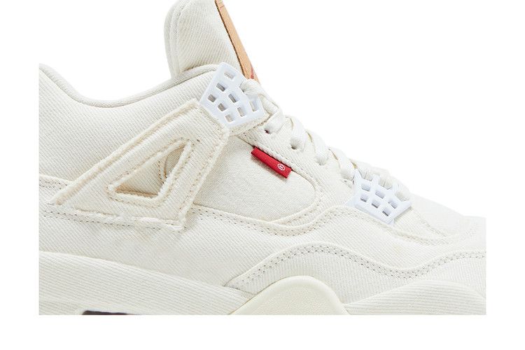 Levi's x Air Jordan 4 Retro 'White Denim'