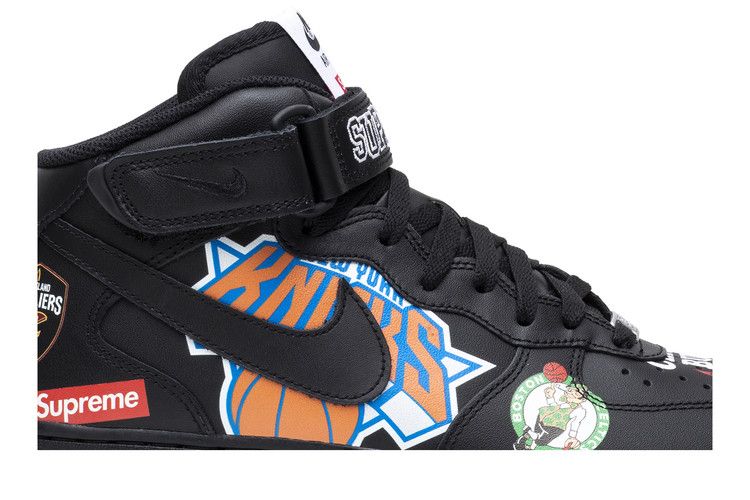 Supreme x NBA x Nike Air Force 1 Mid 07 'Black'
