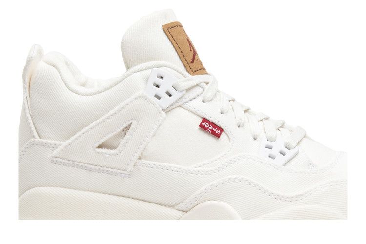 Levi's x Air Jordan 4 Retro GS 'White Denim'