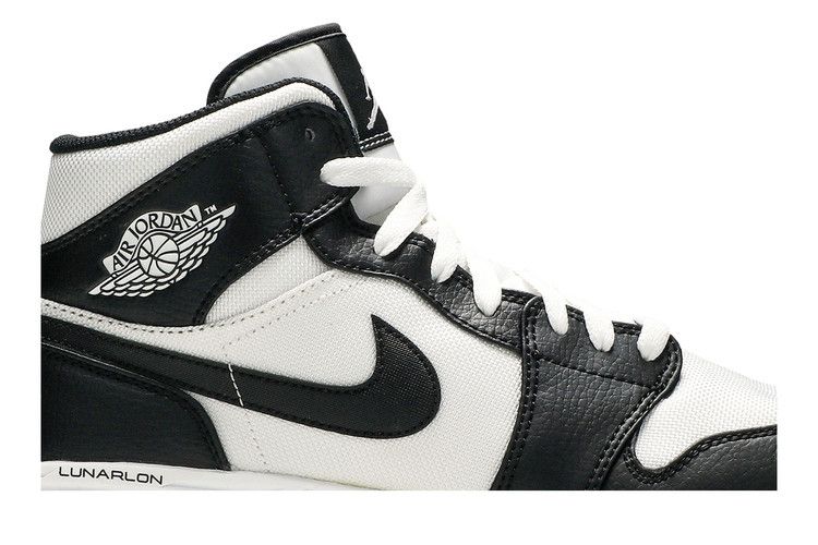 Air Jordan 1 Mid TD Cleat 'Black White'