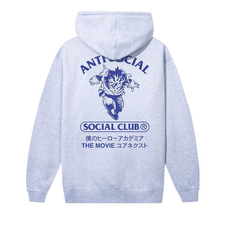 Anti Social Social Club Class 1-A Hoodie 'Gunmetal Heather'