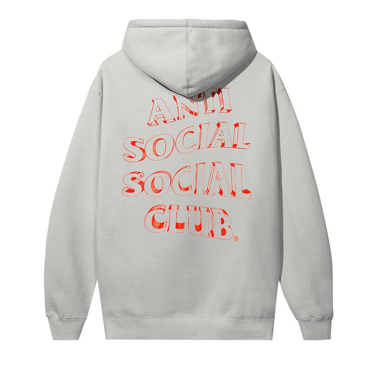 Anti Social Social Club 3D Mind Games Hoodie 'Smoke'