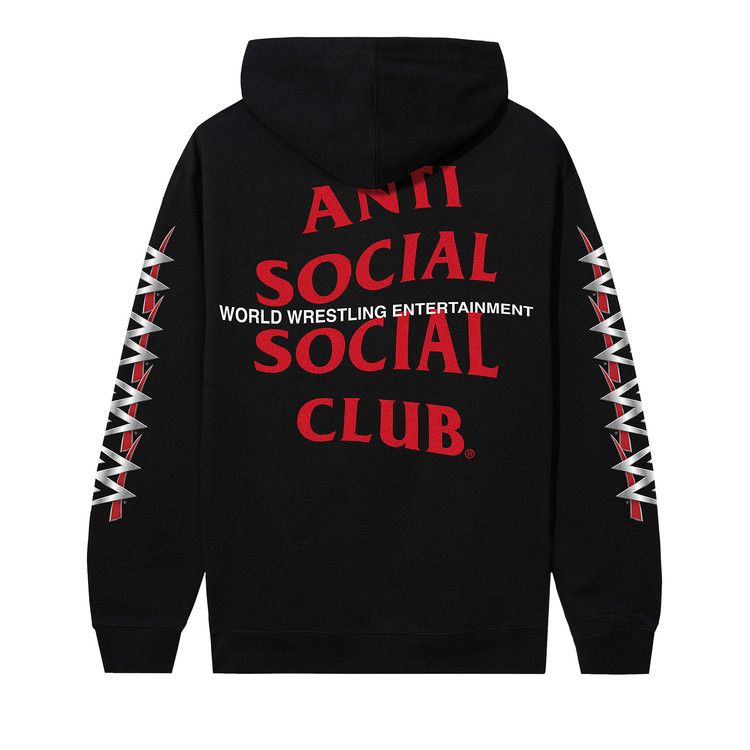Anti Social Social Club x WWE Entertainment Hoodie 'Black'