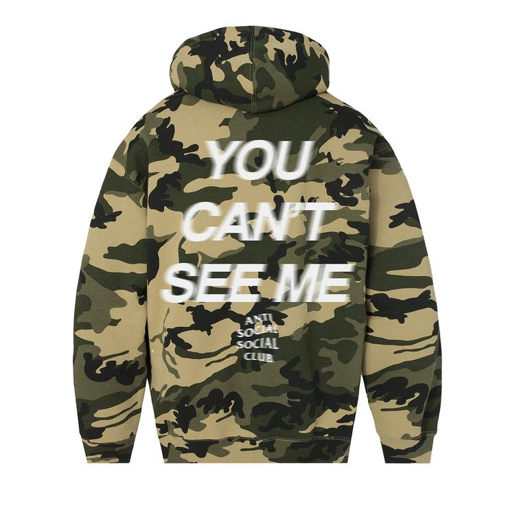 Anti Social Social Club x WWE You Can't See Me Hoodie 'Camo'