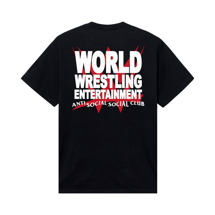 Anti Social Social Club x WWE Championship Belt Tee 'Black'