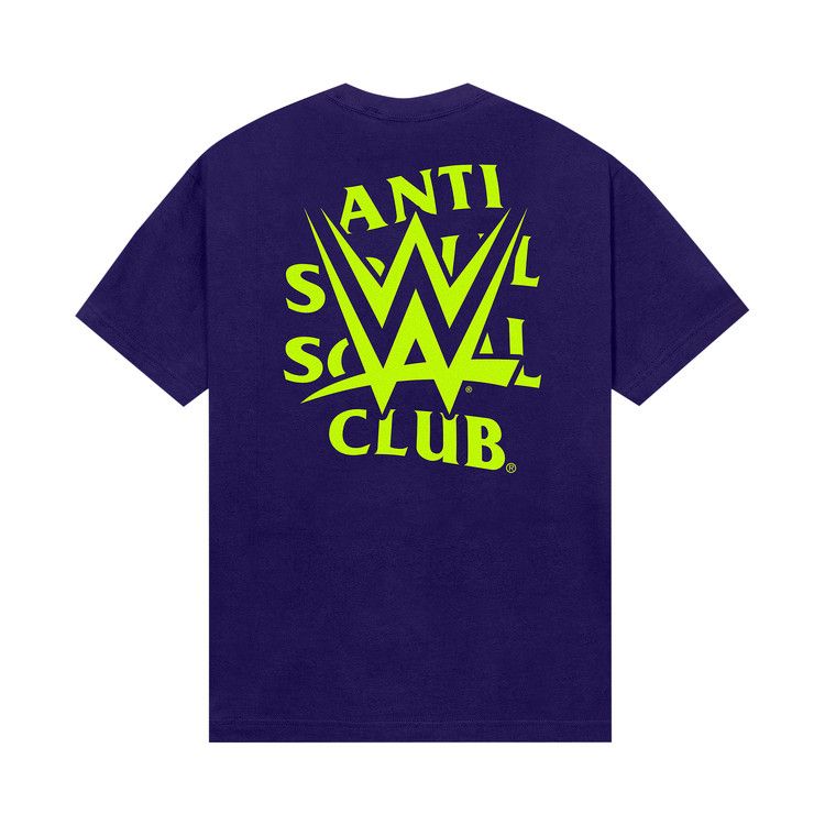 Anti Social Social Club x WWE You Will Rest In Peace Tee 'Purple'