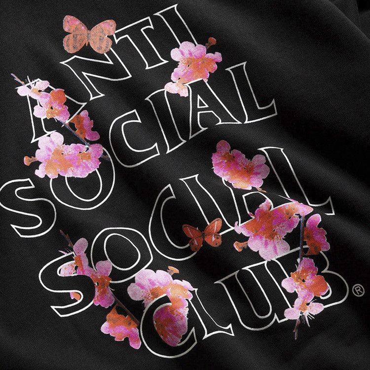 Anti Social Social Club Contrast Stitch Hoodie 'Black'