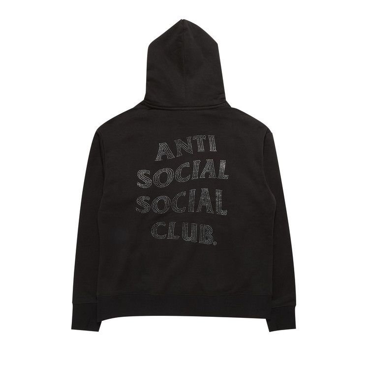 Anti Social Social Club Mind Games Rhinestone Hoodie 'Black'