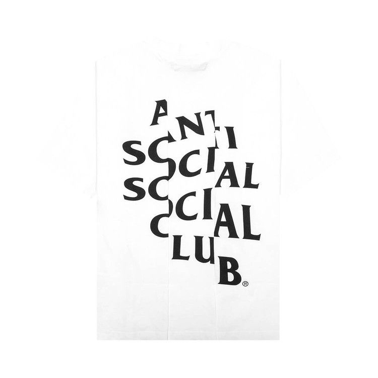 Anti Social Social Club Sliced Mind Games Tee 'White'