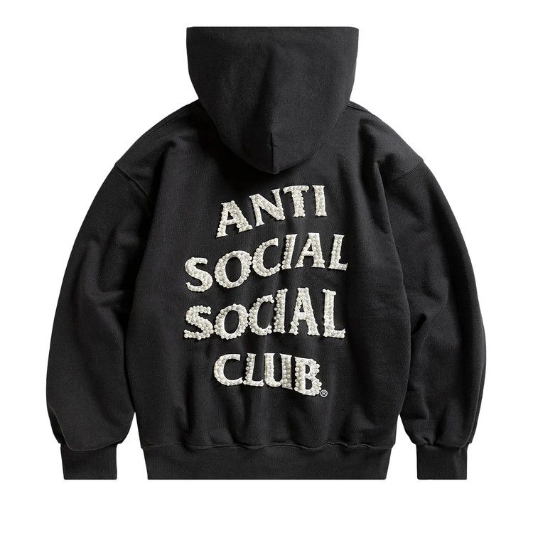 Anti Social Social Club Clutching Pearls Hoodie 'Black'