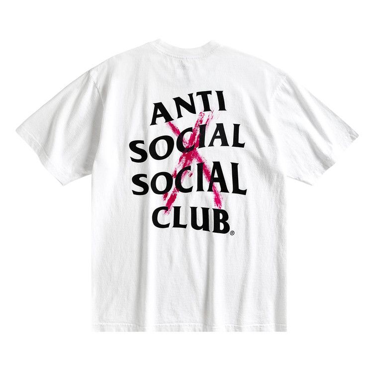 Anti Social Social Club Cancelled Hand Painted Tee 'White'