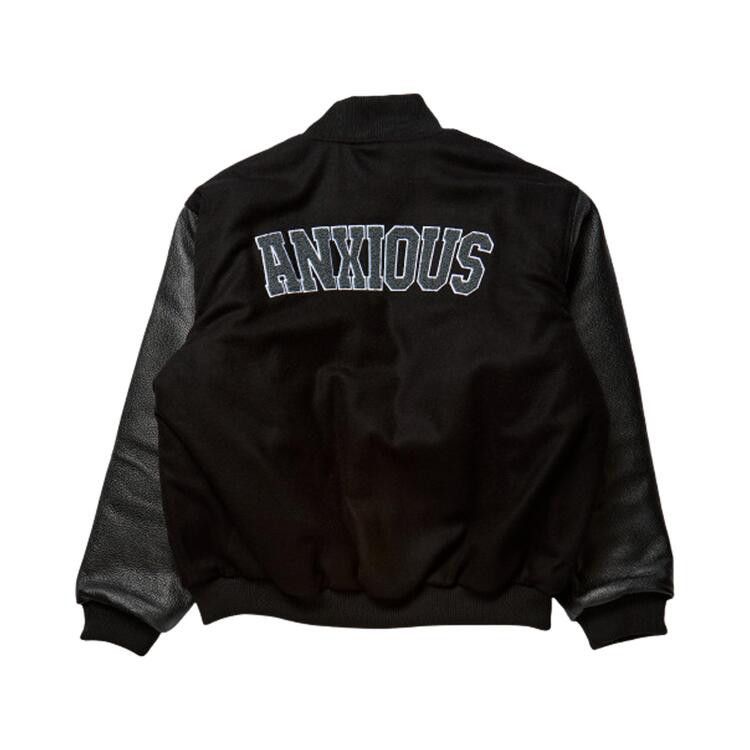 Anti Social Social Club Team Anxious Varsity Jacket 'Black'