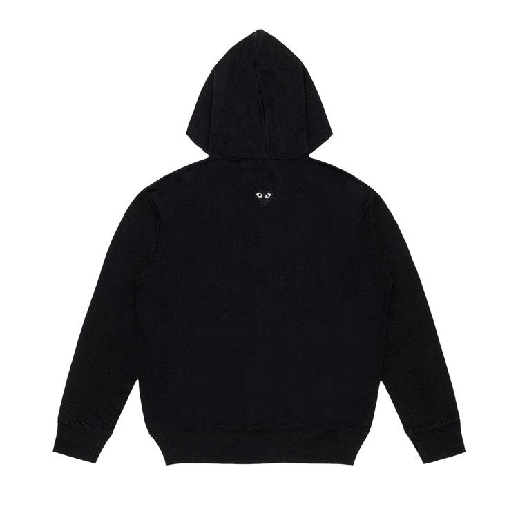 Comme des Garçons PLAY Back Emblem Zip Hoodie 'Black'