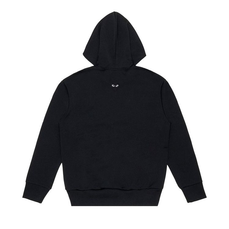 Comme des Garçons PLAY Back Emblem Zip Hoodie 'Black'
