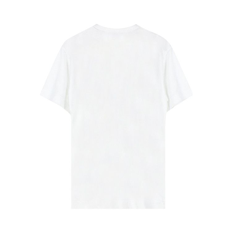 Comme des Garçons PLAY Logo Heart Print Studded Tee 'White'