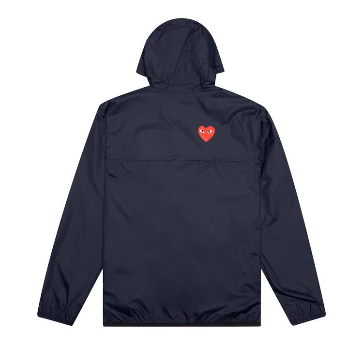 Comme des Garçons PLAY x K Way Full Zip Jacket 'Navy'