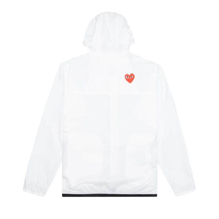 Comme des Garçons PLAY x K Way Full Zip Jacket 'White'