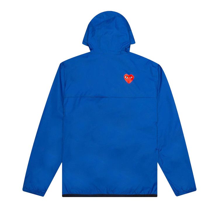 Comme des Garçons PLAY x K Way Half Zip Jacket 'Blue'