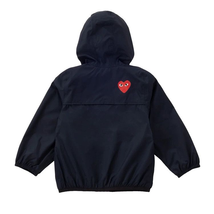 Comme des Garçons PLAY Kids K-Way Hoodie Full Zip 'Navy'