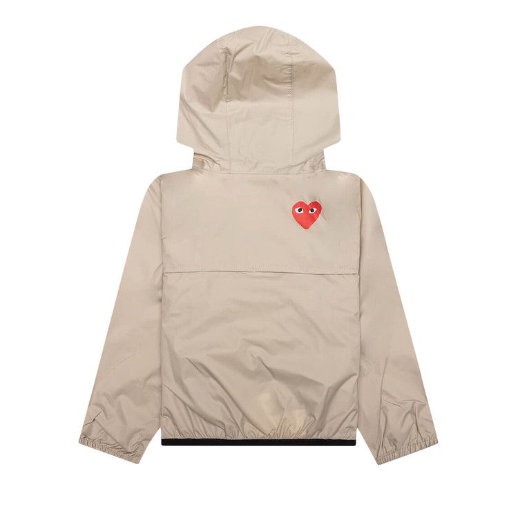 Comme des Garçons PLAY Kids x K-Way Half Zip Jacket 'Beige'