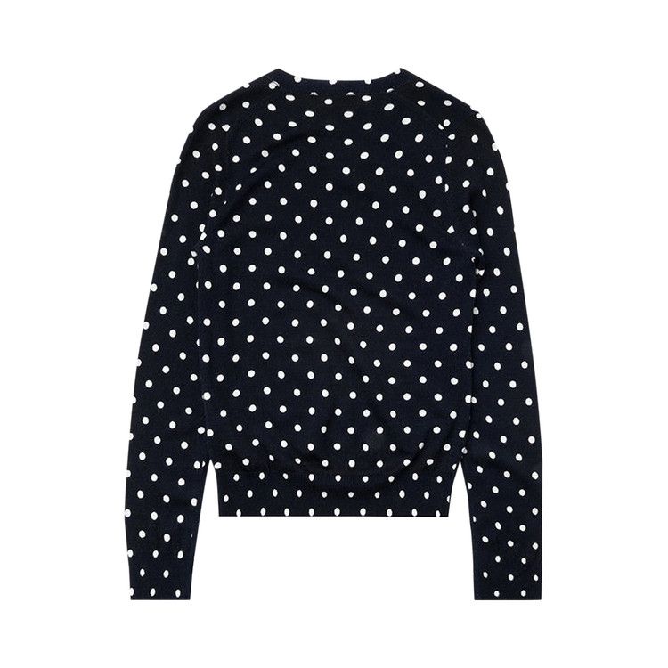 Comme des Garçons PLAY Polka Dot Sweater 'Navy'