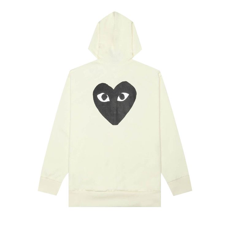 Comme des Garçons PLAY Zip-Up Hoodie 'Yellow'