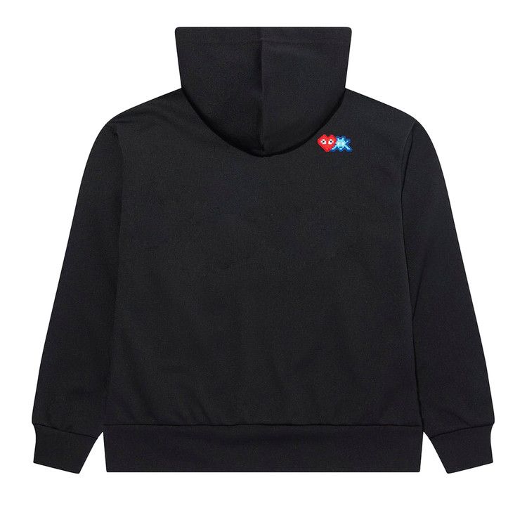 Comme des Garçons PLAY x Invader Pixel Heart Zip Hoodie 'Black'