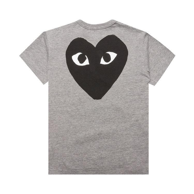 Comme des Garçons PLAY Small Text T-Shirt 'Grey'