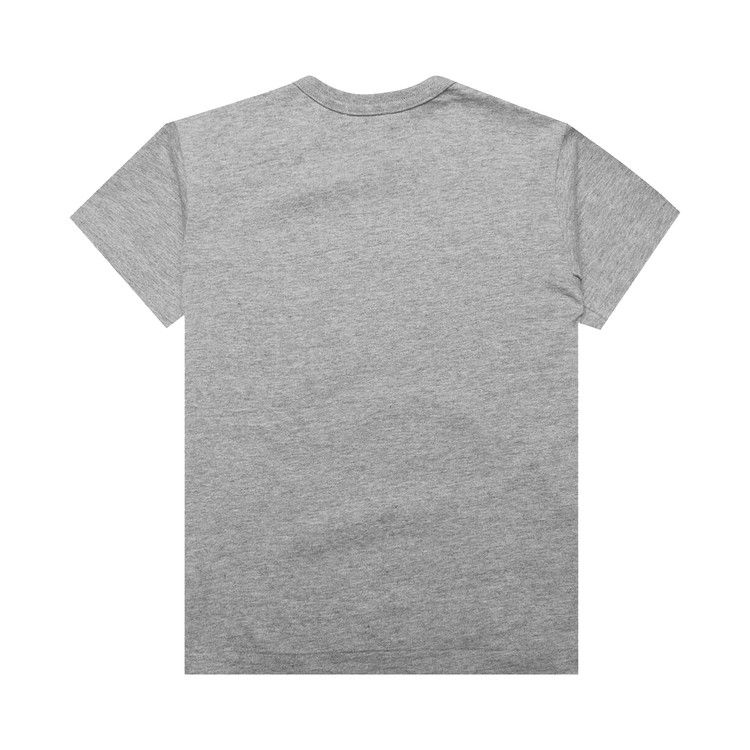 Comme des Garçons PLAY Inverted Text T-Shirt 'Grey'