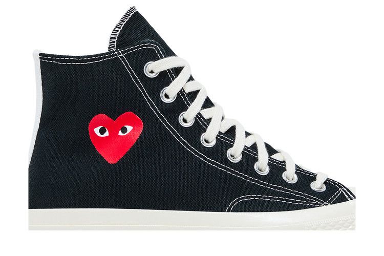 Comme des Garçons PLAY x Converse Chuck 70 High 'Small Red Heart - Black'