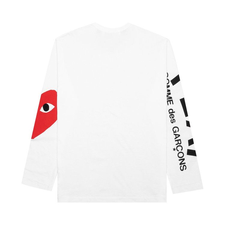 Comme des Garçons PLAY Big Heart Long-Sleeve 'White'