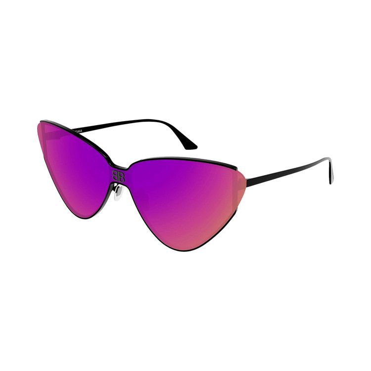 Balenciaga Cat Eye Sunglasses 'Black/Violet'