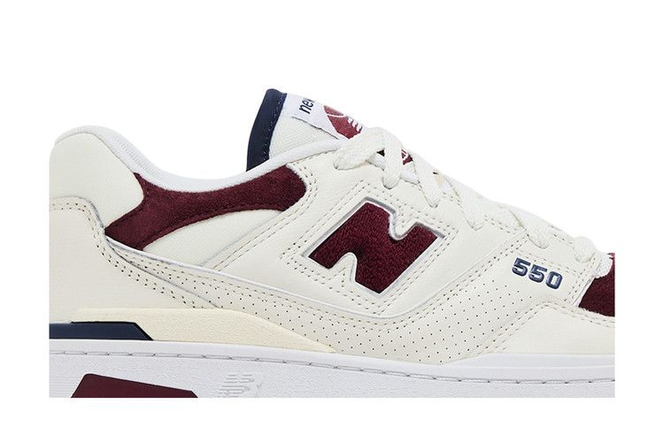New Balance 550 'Suede Toe Pack - Burgundy Navy'