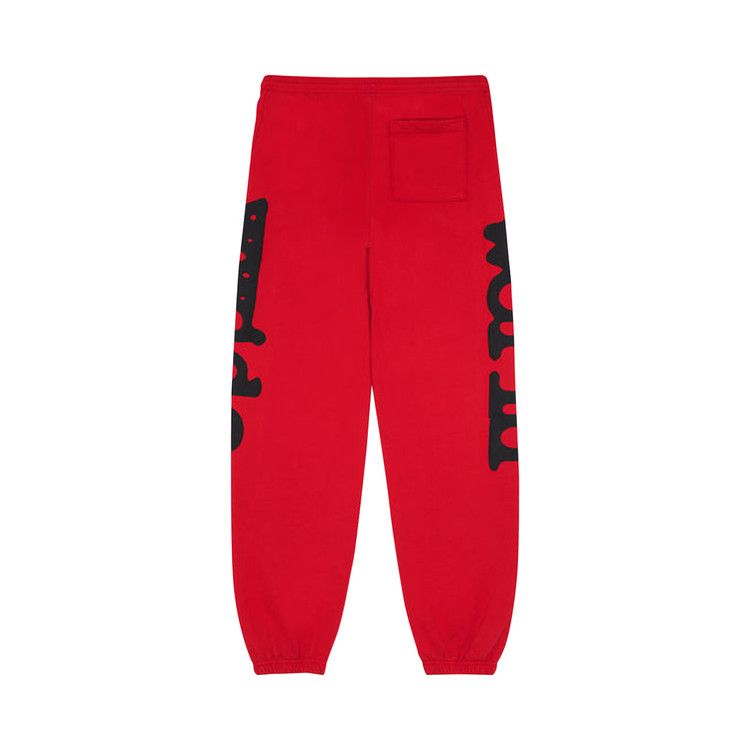 Sp5der Beluga Sweatpants 'Red/Black'