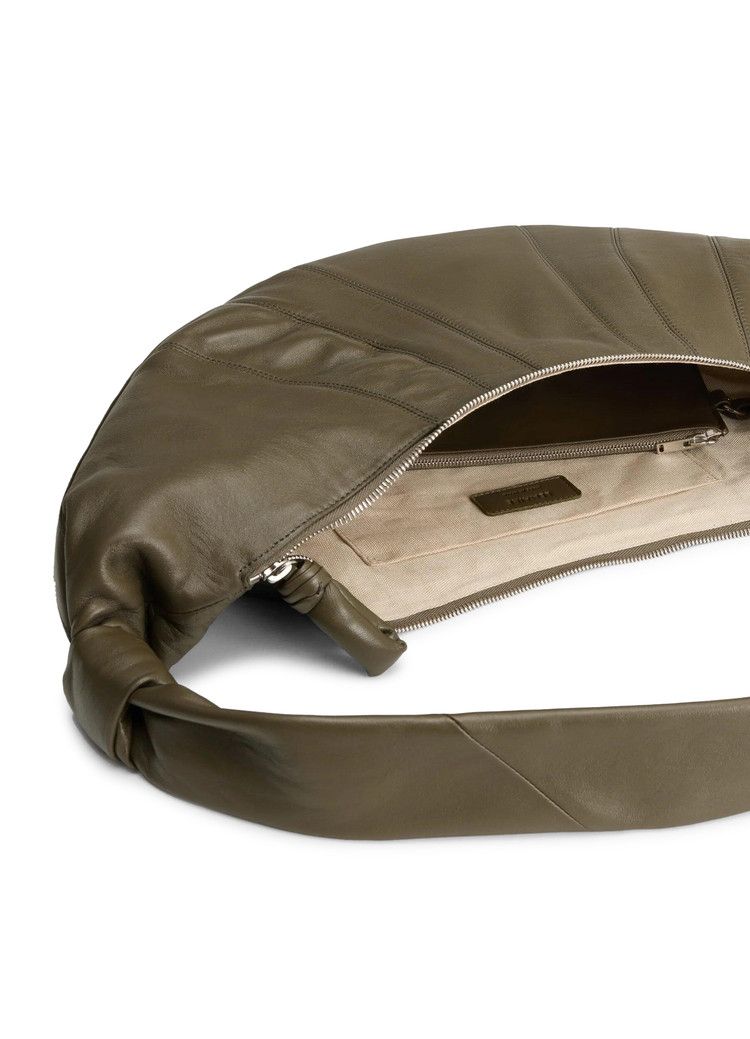 Lemaire Large Croissant Bag 'Dark Khaki'