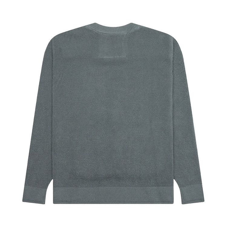 Givenchy Embroidered Metal Logo Crewneck 'Titanium'