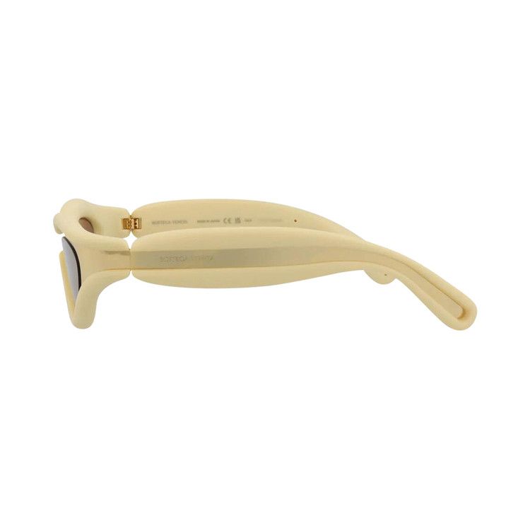 Bottega Veneta Wrap Around Sunglasses 'Gold/Brown'
