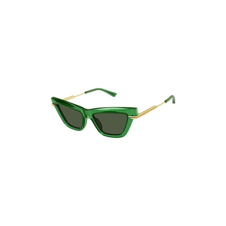 Bottega Veneta Cat Eye Frame Sunglasses 'Green'