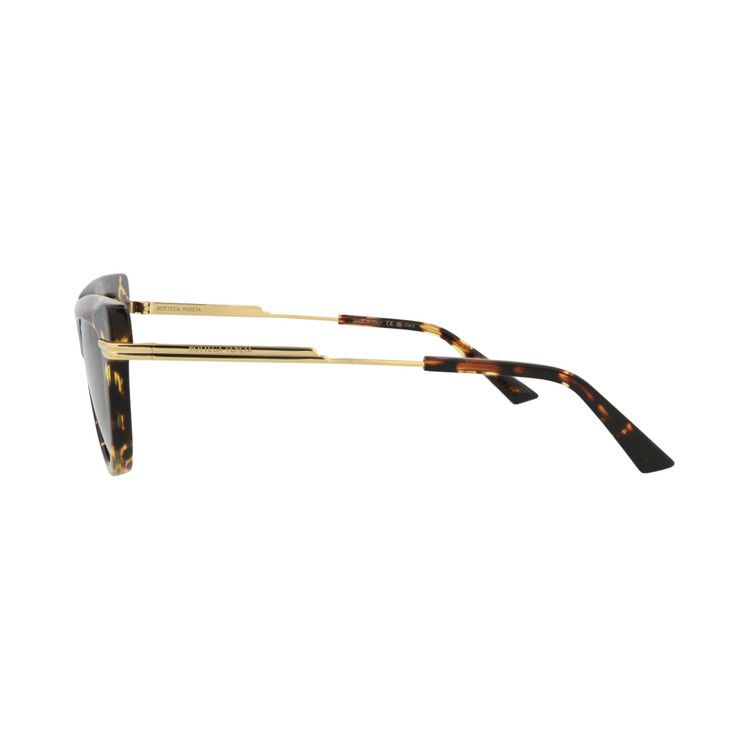 Bottega Veneta Cat Eye Sunglasses 'Havana/Gold/Brown'