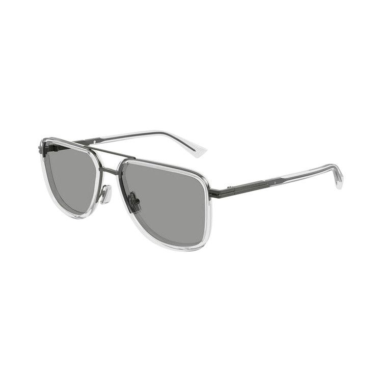 Bottega Veneta Aviator Sunglasses 'Metal/Grey'