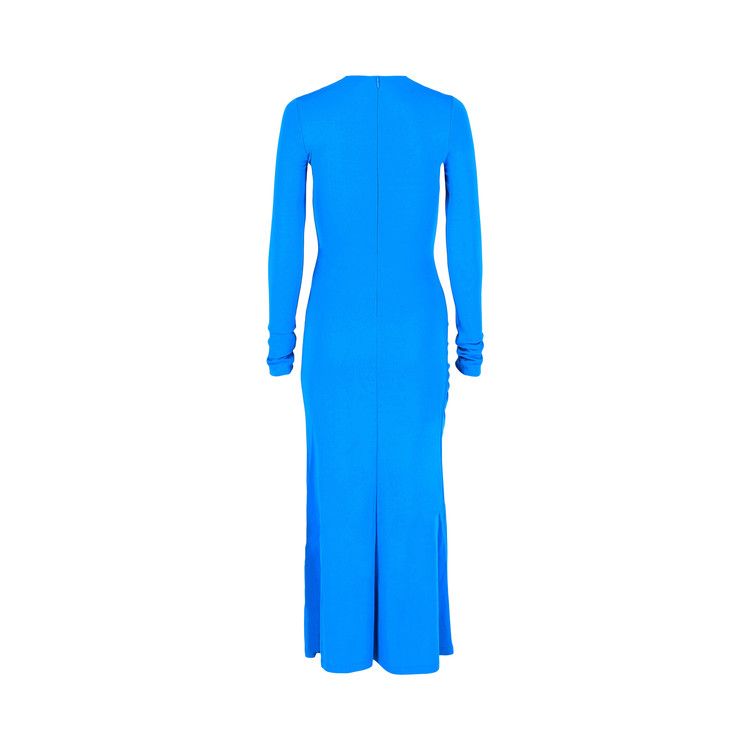 Givenchy Ruched Maxi Dress 'Aquamarine'