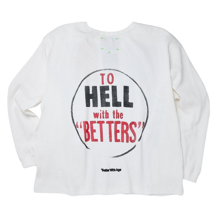 *Better With Age Chamomile Waffle Long-Sleeve 'Cream'