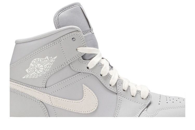 Wmns Air Jordan 1 Mid 'Grey Light Bone'