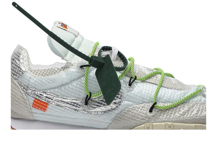 Off-White x Nike Wmns Waffle Racer 'Electric Green'