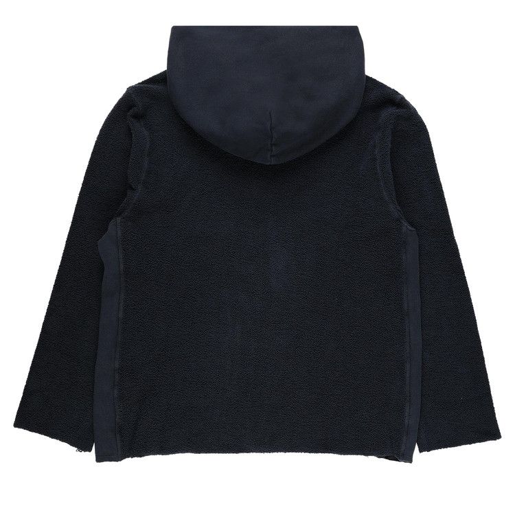 Les Tien Heavyweight Raw Zip Hoodie 'Faded Black'