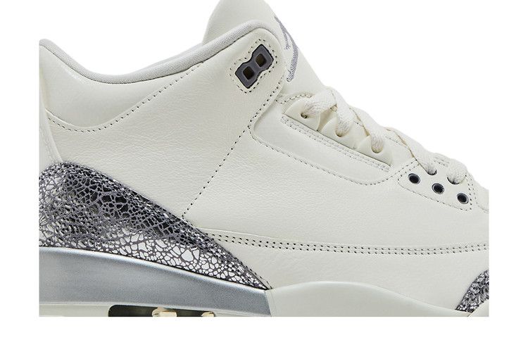 Wmns Air Jordan 3 Retro 'Sail Metallic Silver'