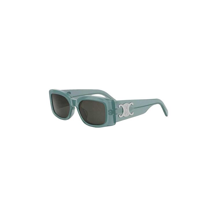 CELINE Square Sunglasses 'Shiny Light Green/Smoke'