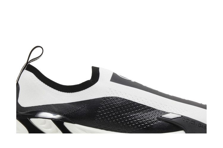 Dolce & Gabbana Stretch Mesh Fast Sneaker 'White Black'